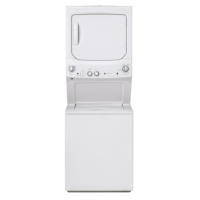 GE 24-in Electric Laundry Center 2.6 and 4.4-ft³ White