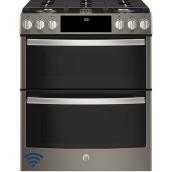 Slide-In Gas Range with Chef Connect - 6.7 cu. ft. - Slate