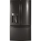 French Door Refrigerator - 36" - 22.2 cu. ft. - Black SS