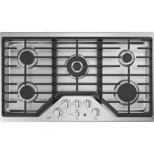 Surface de cuisson au gaz à brûleur triple, 36