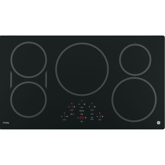 GE Profile Induction Cooktop with Bridge Element - 36-in - Black
