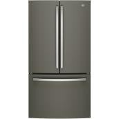 GE French Door Refrigerator - 36-in - 26.7-cu ft - Slate