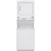 GE Gas Laundry Center - 2.3 and 4.4-cu ft - 27-in - White