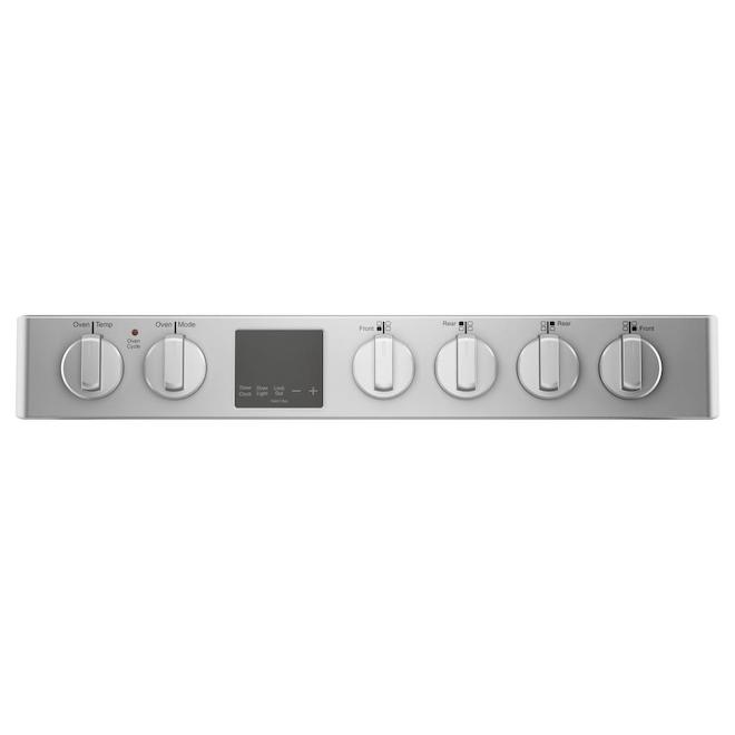 Haier Profile Gas Range - Freestanding - Self Cleaning - Stainless Steel - 4 Burners
