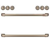 GE Café Knobs/Handles for Range - Brushed Bronze