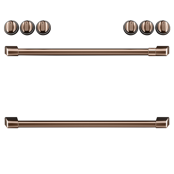 GE Café Brushed Copper Kitchen Range Knobs and Handles