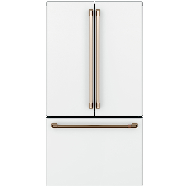 GE Café 36-in Refrigerator Handles - Brushed Bronze