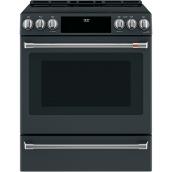 Cuisinière Café(MC) à convection, induction, 30", 5,7 pi³, noir