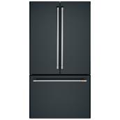 Café French Door Refrigerator - 36-in - 23.1-cu ft - Matte Black - ENERGY STAR®