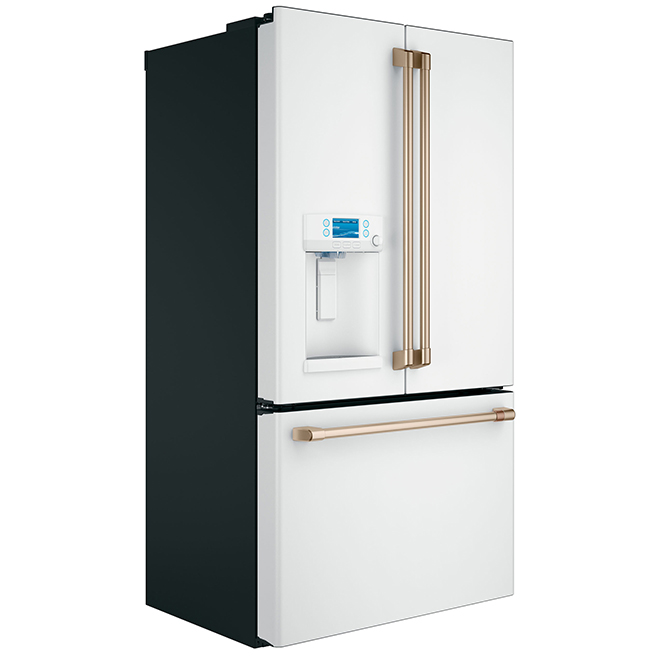 Café 36-In French-Door Refrigerator 22.2-Ft³ Ice Maker Matte White