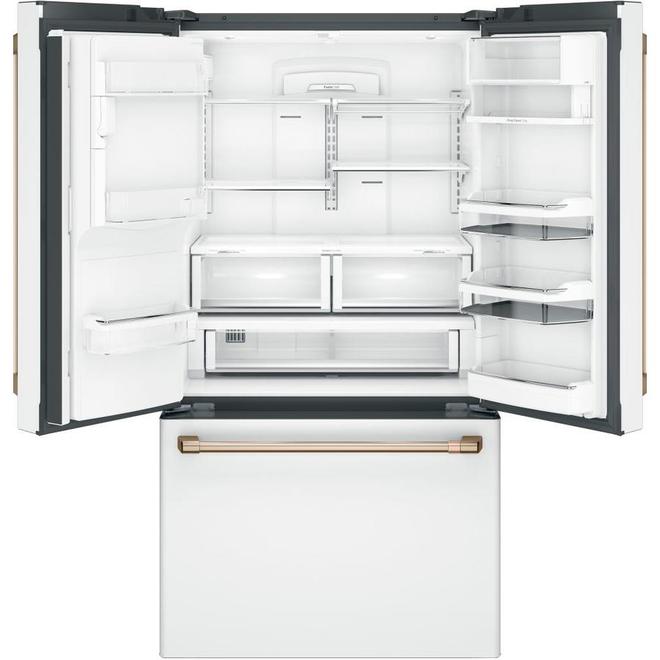 Café 36-In French-Door Refrigerator 22.2-Ft³ Ice Maker Matte White