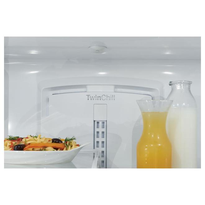 Café 36-In French-Door Refrigerator 22.2-Ft³ Ice Maker Matte White