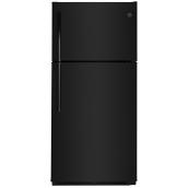 GE Top-Freezer Refrigerator - 30-in - 18.02-cu ft - Black