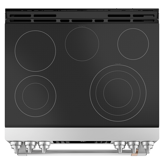 GE Café Convection Range Oven - Single Door - Stainless Steel - 30-in - Smart Technology