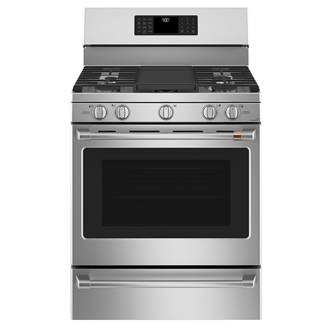 Café(TM) Free-Standing Gas Range - 30" - 5.6 cu. ft. - SS