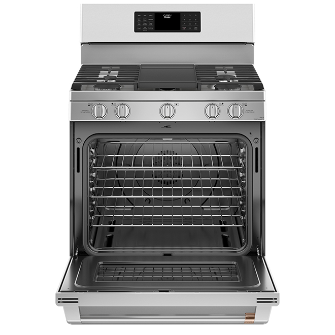 Café(TM) Free-Standing Gas Range - 30" - 5.6 cu. ft. - SS