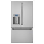 Réfrigérateur Café(MC) GE à portes françaises, 27,8 pi³, inox