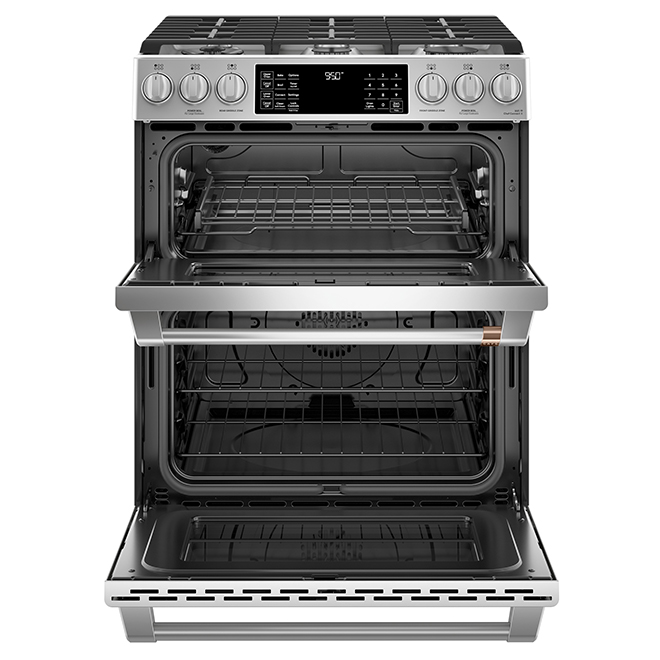 Café Stainless Steel 6.7-ft³ Double Oven Built-In  -Fuel Range