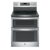 Electric Convection Double-Oven Range- 6.6 cu. ft.- Stainless