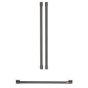 Café Brushed Black Metal Refrigerator Handle