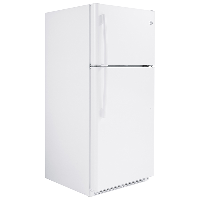 GE Top Freezer Refrigerator - 30-in - 18-cu ft - White