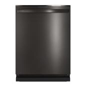 Lave-vaisselle encastré, GE Profile, 34", inoxydable noir