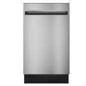 GE Profile Built-In 3-Level Wash 18-in Stainless Steel