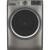 Laveuse HE GE Appliances Energy Star avec système de ventilation UltraFresh et vapeur, 5,5 pi³, nickel satiné