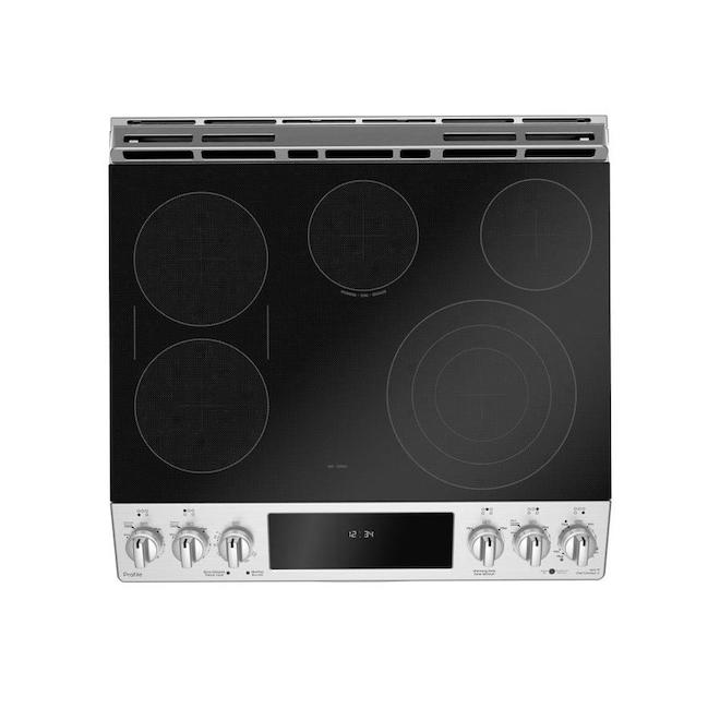 GE Profile Slide-In Convection Range - 5.3 cu. ft. - Stainless Steel