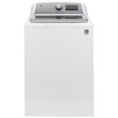 GE Appliances Premium GE 6 CFT White Top-Load Washer Energy Star Certified