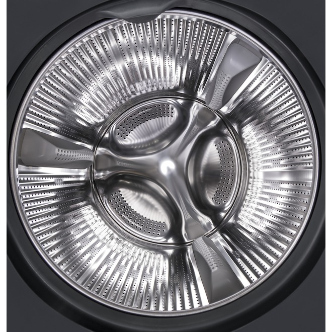 Laveuse intelligente à chargement frontal Haier haute efficacité de 24 po, 2,4 pi³, blanc