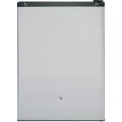 GE 5.6-cu ft Stainless Steel Freestanding Compact Refrigerator with Glass Shelves
