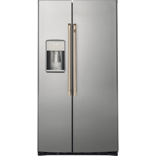 G Café Customizable Side-by-Side Refrigerator Handle Kit for - Brushed Bronze