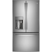 GE 22.2 ft³ Bottom-Freezer French Door Refrigerator - Stainless Steel