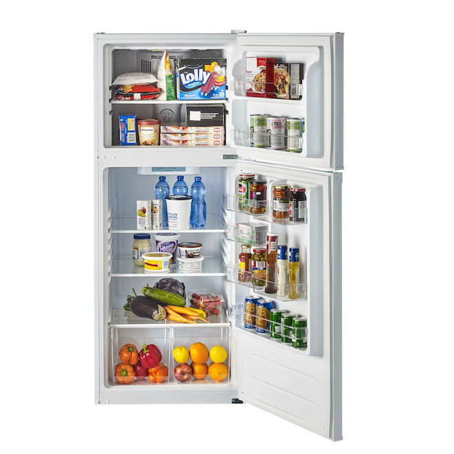 Moffat 24-in 11.55-cu ft White Top-Freezer Refrigerator