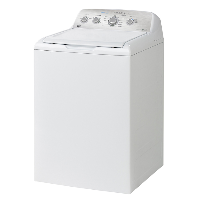 GE 5.0 cu ft Top Load Washer with SaniFresh Cycle White GTW580BMRWS RONA