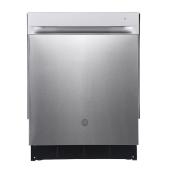 GE Stainless Steel Built-In Top Control Dishwasher with Steam PreWash