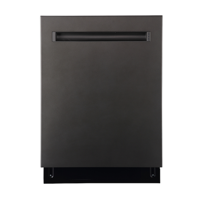 GE Slate BuiltIn Top Control Dishwasher with Steam PreWash and Third Rack GBP655SMPES RONA