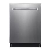 GE Profile Stainless Steel Built-In Dishwasher with Piranha Hard Food Disposer and Steam PreWash