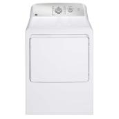 GE Appliances 7.2-cu ft Gas Dryer with SaniFresh Cycle (White)
