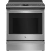 GE Profile 30-in 5-Burner Electric Range with Convection - Stainless Steel