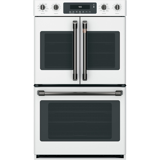 Café Fits Wall Oven Size 30-in 7 Piece Handle and Knob Kit Brushed Black