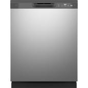 GE Built-In Dishwasher with Piranha Hard Food Disposer (Stainless Steel) 24-in ENERGY STAR®