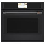 Café Self-Cleaning Air Fry Convection Single Electric Wall Oven (Matte Black) 30-in, 5-cu ft