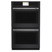 Café Double Wall Oven with Convection and WiFi - 30-in - 2 x 5 cu.ft. - Matte Black
