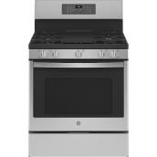 GE Profile Dual-Fuel Range - Wifi Connectivity - Convection - 30-in - Stainless Steel