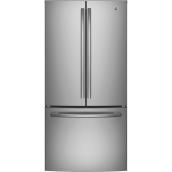 GE Smudge-Free Stainless Steel 33-in French Door Refrigerator - 24.8-cu ft