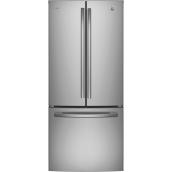 GE Profile Smudge-Free Stainless Steel 30-in French Door Refrigerator - 20.8-cu ft - Water Dispenser