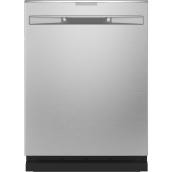 GE 42 dB Built-in Dishwasher Smudge-Proof Stainless Steel 24-in
