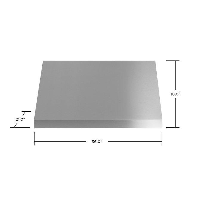 GE Convertible Stainless Steel Wall-Mounted Range Hood 36-in